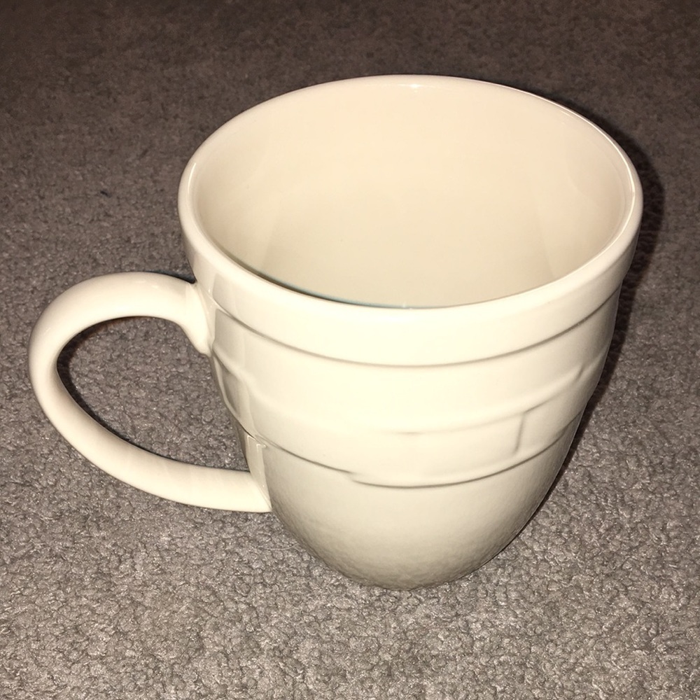 Longaberger Woven Traditions Beige Mug